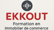 Logo EKKOUT avec onde audio